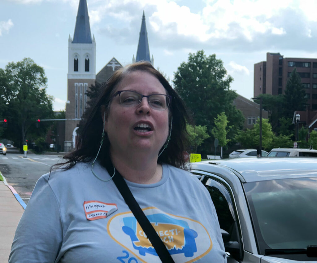 Fellow nomad Margaret Webster, took us on a tour around Hartford.