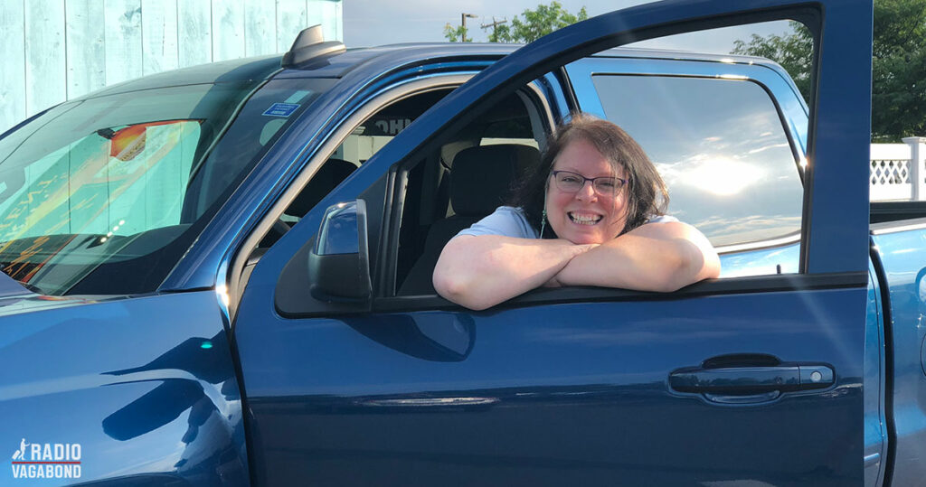 Margaret and her big-ass Chevy