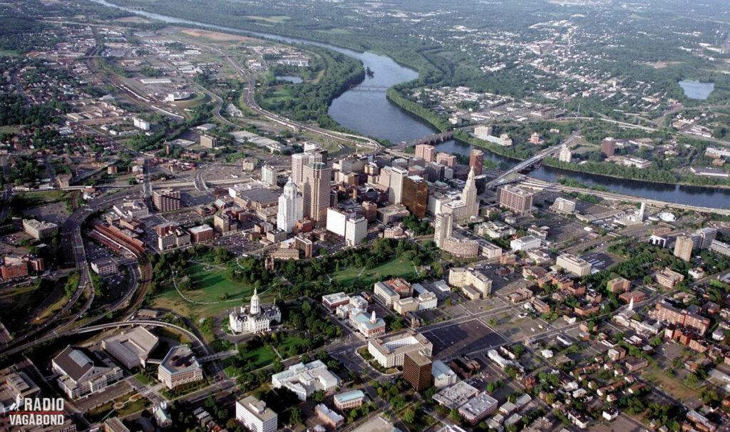 Hartford from above