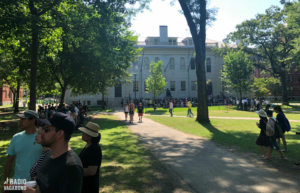 Harvard University is located in a wonderful green area