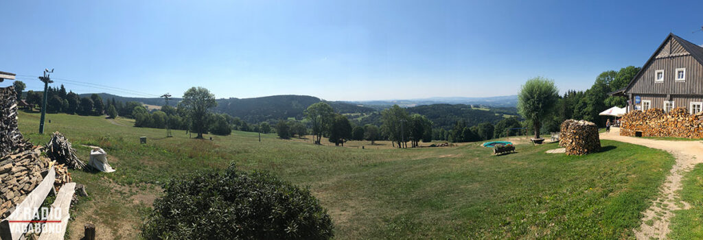 The last morning in Czechia, we woke up to some beautiful scenery