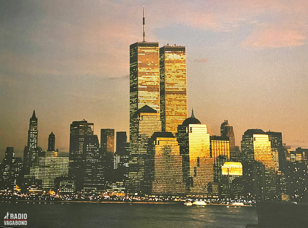 Manhattan skyline minutes before the attack.