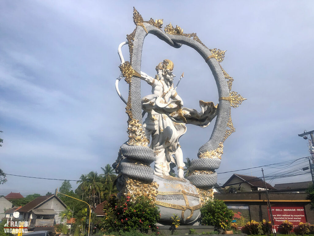 famous Ajuna Statue.