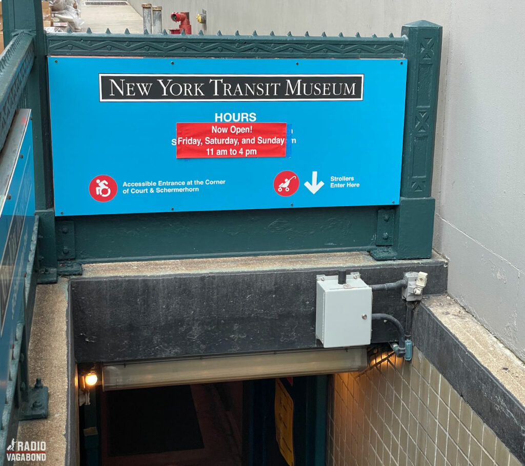 Entrance to The New York Transit Museum