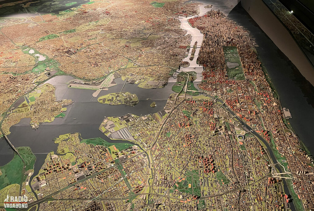 The Panorama is a scaled model of every borough in the greater New York area