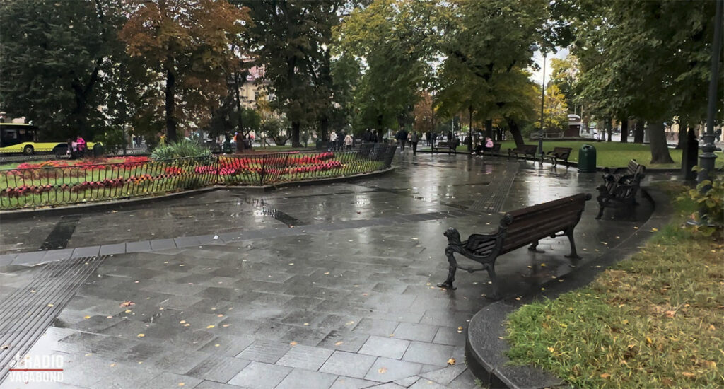 Rainy day in Lviv