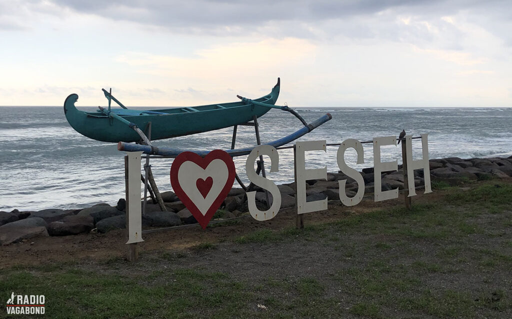 We’re in Seseh, located just north of Canggu, where I live.
